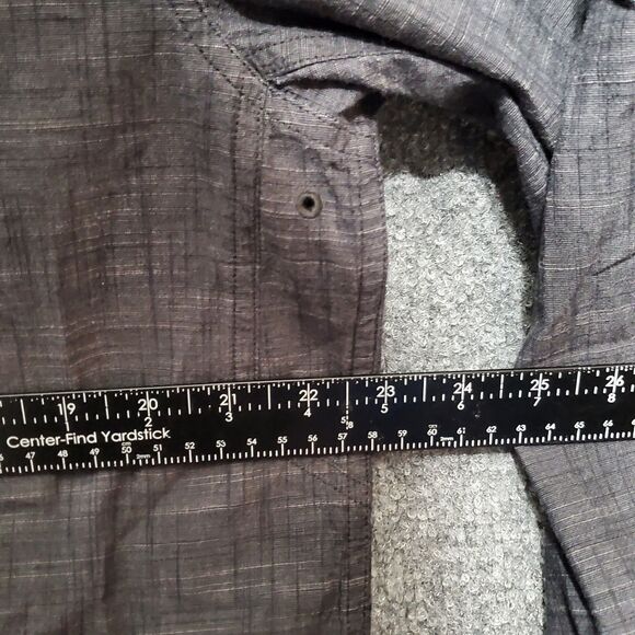 Prana Shirt Mens Size Large Long Sleeve Button Up Hiking Roll Tab Casual Preppy - Picture 7 of 12